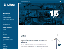 Tablet Screenshot of liftra.com